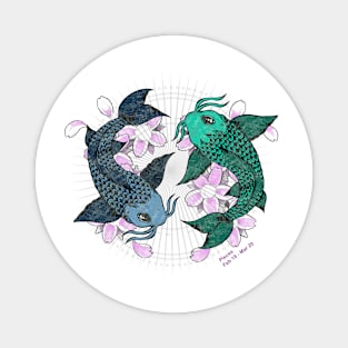 Koi fish Pisces Magnet